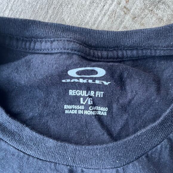 OAKLEY SOFTWARE HAWAII SURFING SHIRT MENS LARGE BLACK MODERN - Picture 4 of 5